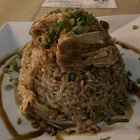 Yuba with fried rice  at Alice & Friends at The Glen in Glenview