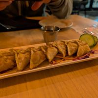 Dumplings at Alice & Friends at The Glen in Glenview