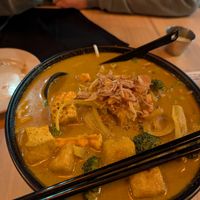 Laksa at Alice & Friends at The Glen in Glenview