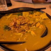 Laksa at Alice & Friends at The Glen in Glenview