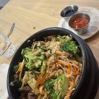 Bibimbob (seitan)  at Alice & Friends at The Glen in Glenview