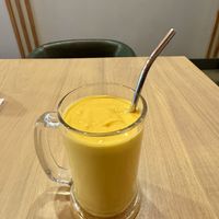 Mango 🥭 lassi 😋  at Alice & Friends at The Glen in Glenview