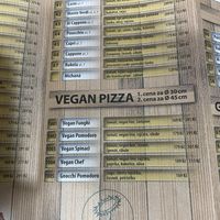 Menu  at Pizzeria Cappone in Karlovy Vary