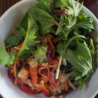 Salad at Larnach Castle in Dunedin
