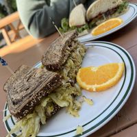 The vegan Reuben    at Farm Stand Deli in Hood River