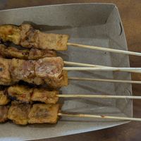 Vegan Tofu Sate Skewers at Vegegan in Kuta