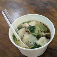Vegan Wonton Soup at Vegegan in Kuta