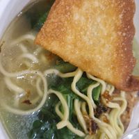 Noodle with "meatball" at Vegegan in Kuta