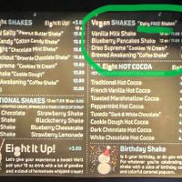 Vegan shakes  at Shakeno8 in Columbus