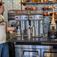 Separate mixers at Shakeno8 in Columbus