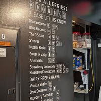 Allergen clarity at Shakeno8 in Columbus