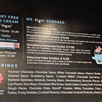 Menu at Shakeno8 in Columbus