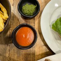 Sauces  at Alma Vegan Food in Santiago