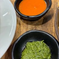 Nice sauce   at Alma Vegan Food in Santiago