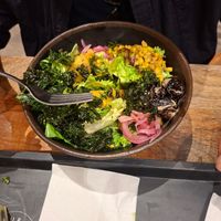 Um dos pratos do dia. at Alma Vegan Food in Santiago