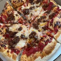   at Valeo's Pizza in Bloomington