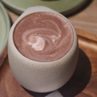 Chocolate drink at Maya Bakery & Bar in Hong Kong Island