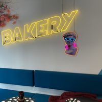 Inside decor at Unregular Bakery in New York City