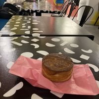 Vegan croissant at Unregular Bakery in New York City