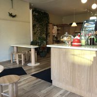 Inside  at Cocooning Café in Montreal