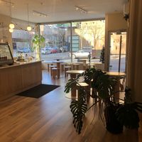 Inside  at Cocooning Café in Montreal