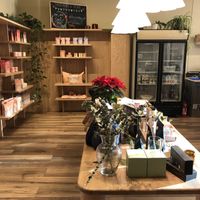 Inside  at Cocooning Café in Montreal