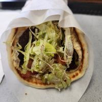 The Falafel Sandwich at Gyro Flame in Auburn