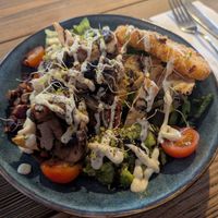 Vegan salad made on request. Not something available on the menu. at Brewhouse Cafe in Bendigo