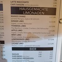 Menu at Liami in Ramstein-miesenbach