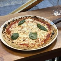 Marherota pixza. Quite bland    at Cheese Forest Wood-Fired Pizza & Pasta - 치즈숲 화덕피자&파스타 in Busan