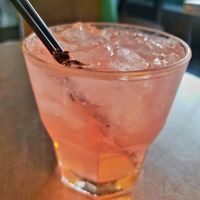 Pink Drink: Dragonfruit Rum, Sweet & Sour, Cranberry, Sprite at Jet's in Sacramento