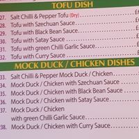Vegan options at Red Star Chinese  in South Shields