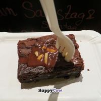 Vegan brownie at Schweiger's Mint in Frankfurt