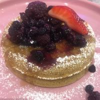Vegan pancakes   at Love Vibe   in Abu Dhabi