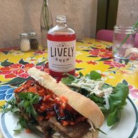 Banh mi, Spicy! at The Root Cafe in Little Rock