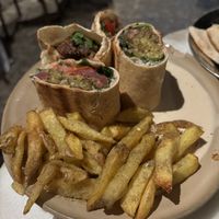 Pita falafel  at Fatouch in Sevilla