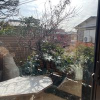 View onto the terrace   at Aoito in Zushi