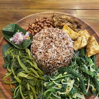 Nasi campur vegan  at Nano Vege Warung in Gianyar