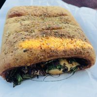 Mushroom & Spinach roll  at The BAKER  in Tirau
