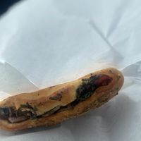 Spinach, mushroom & red onion   at The BAKER  in Tirau