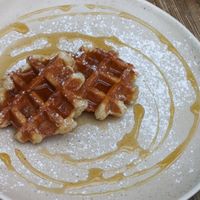 Waffles at The Courtyard   in Lytham