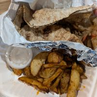 Vegan donair at The Wooden Monkey - Dartmouth in Dartmouth