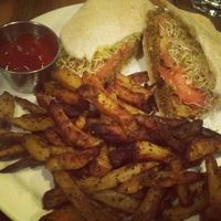 Lentil burger at The Wooden Monkey - Dartmouth in Dartmouth