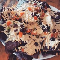 Vegan nachos at The Wooden Monkey - Dartmouth in Dartmouth