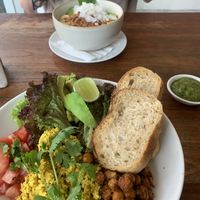 Very delicious scrambled tofu   at BAKE in Ubud