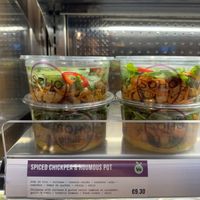 Chickpea and hummus bowl  at LIS - Go Natural - T2  in Lisbon