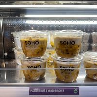 Overnight oats passion fruit and mango  at LIS - Go Natural - T2  in Lisbon
