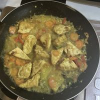 Tofu dish  at Subak Cooking Class in Gianyar
