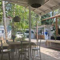 Seating area   at Spa Una & Eco Café in Unawatuna