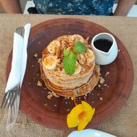 Pancakes at Spa Una & Eco Café in Unawatuna